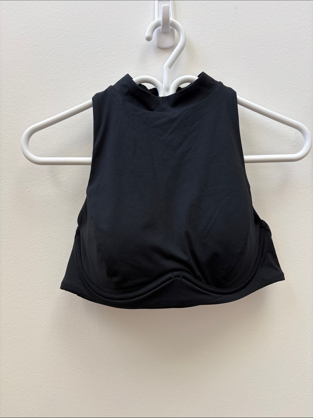 Athleta Black High-Neck Bikini Top